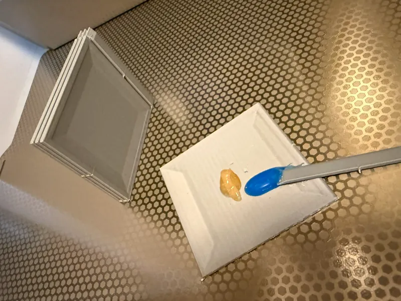 EPOXY GLUE TRAY AND STICK SPATULA MIXING GLUE SET