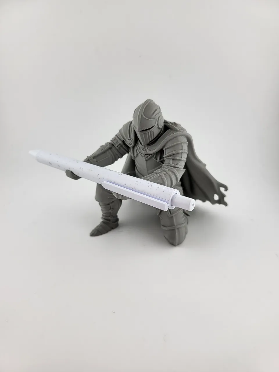 Knight Pen Holder Medieval Warrior Desk Organizer view 3