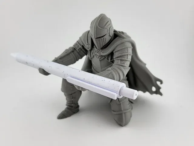 Knight Pen Holder Medieval Warrior Desk Organizer