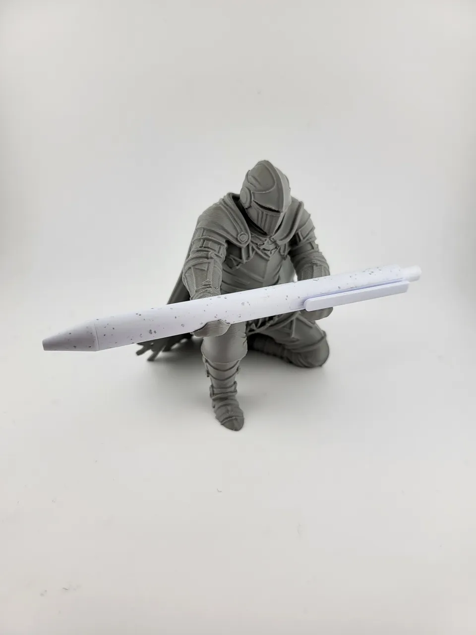 Knight Pen Holder Medieval Warrior Desk Organizer view 2