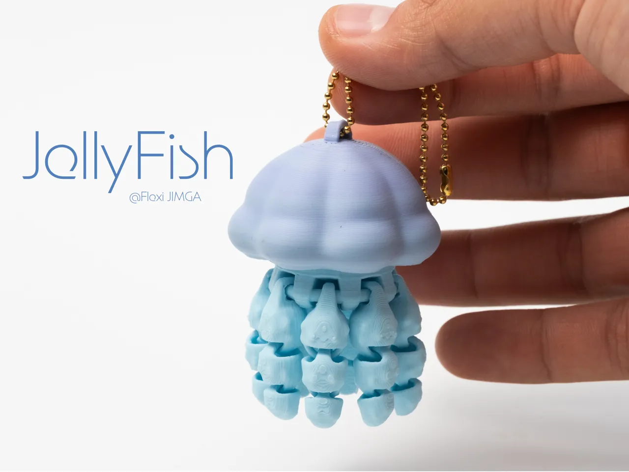 Sea jellyfish – Articulated & Keychain view 4