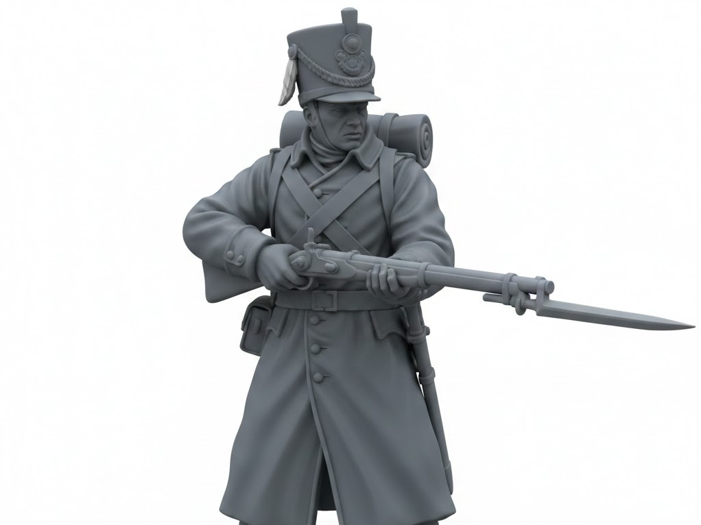 Napoleonic Musketeer – 50mm High-Detail
