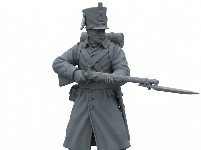Napoleonic Musketeer – 50mm High-Detail