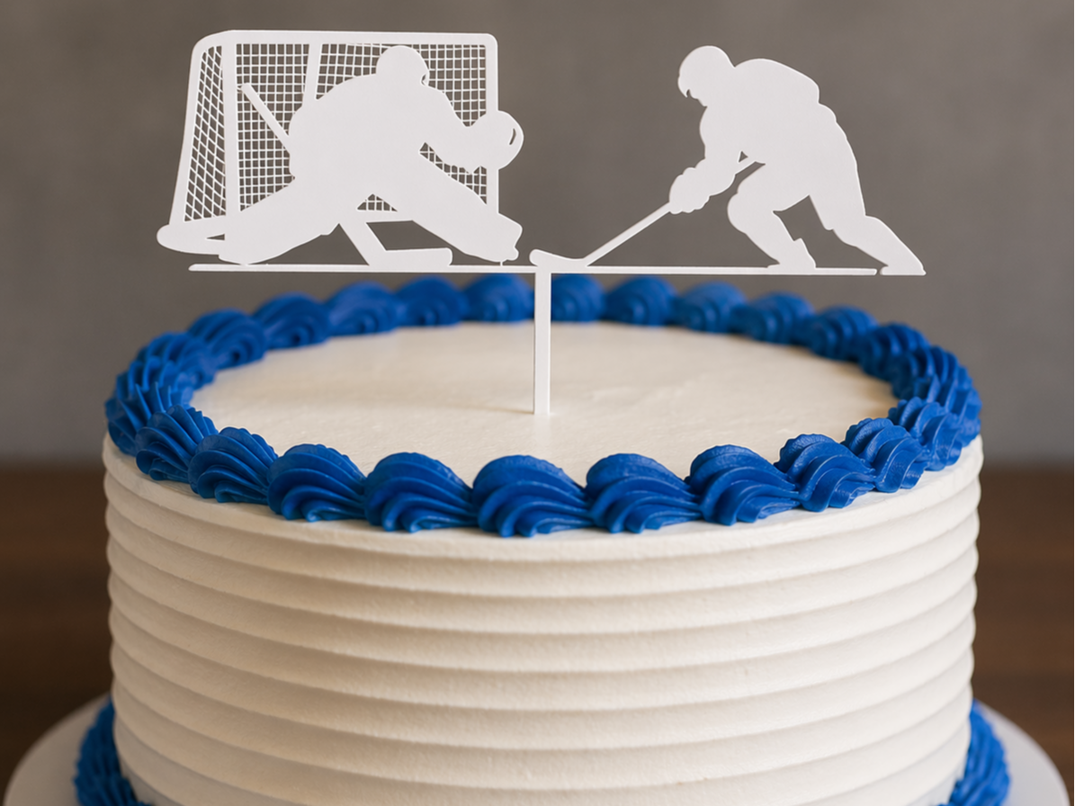 Cake Topper for Ice Hockey