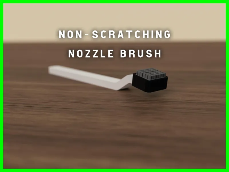 A1 Wipe Nozzle Brush handle With Holder / Magnets
