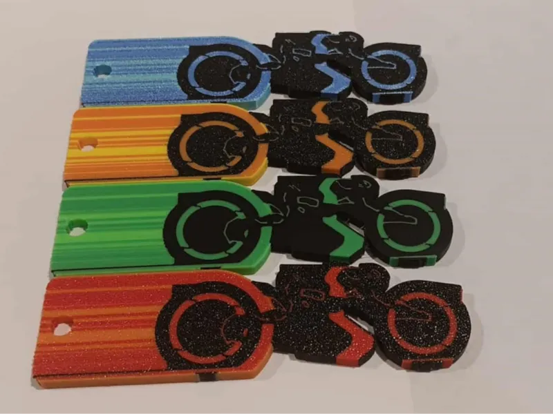 Tron Ares Light Cycle Keychain