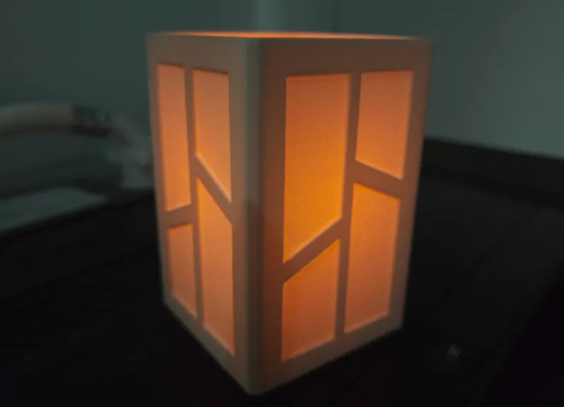 全3D打印酒精灯（风灯，照明，烤火）