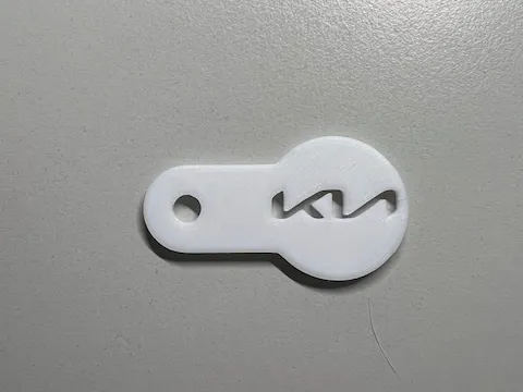 Einkaufswagen Löser mit KIA Logo