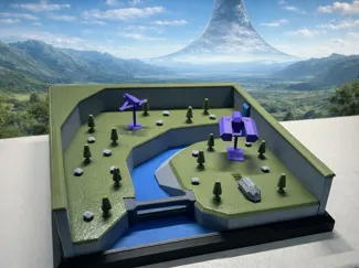 Halo Level Diorama
