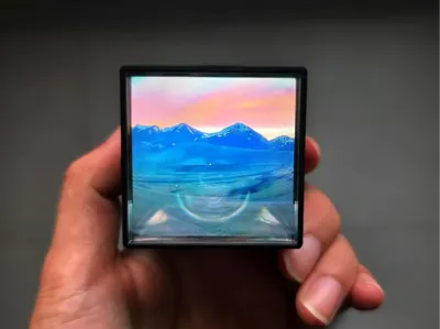 Waist Level Viewfinder (full screen display without black bars, free to print)