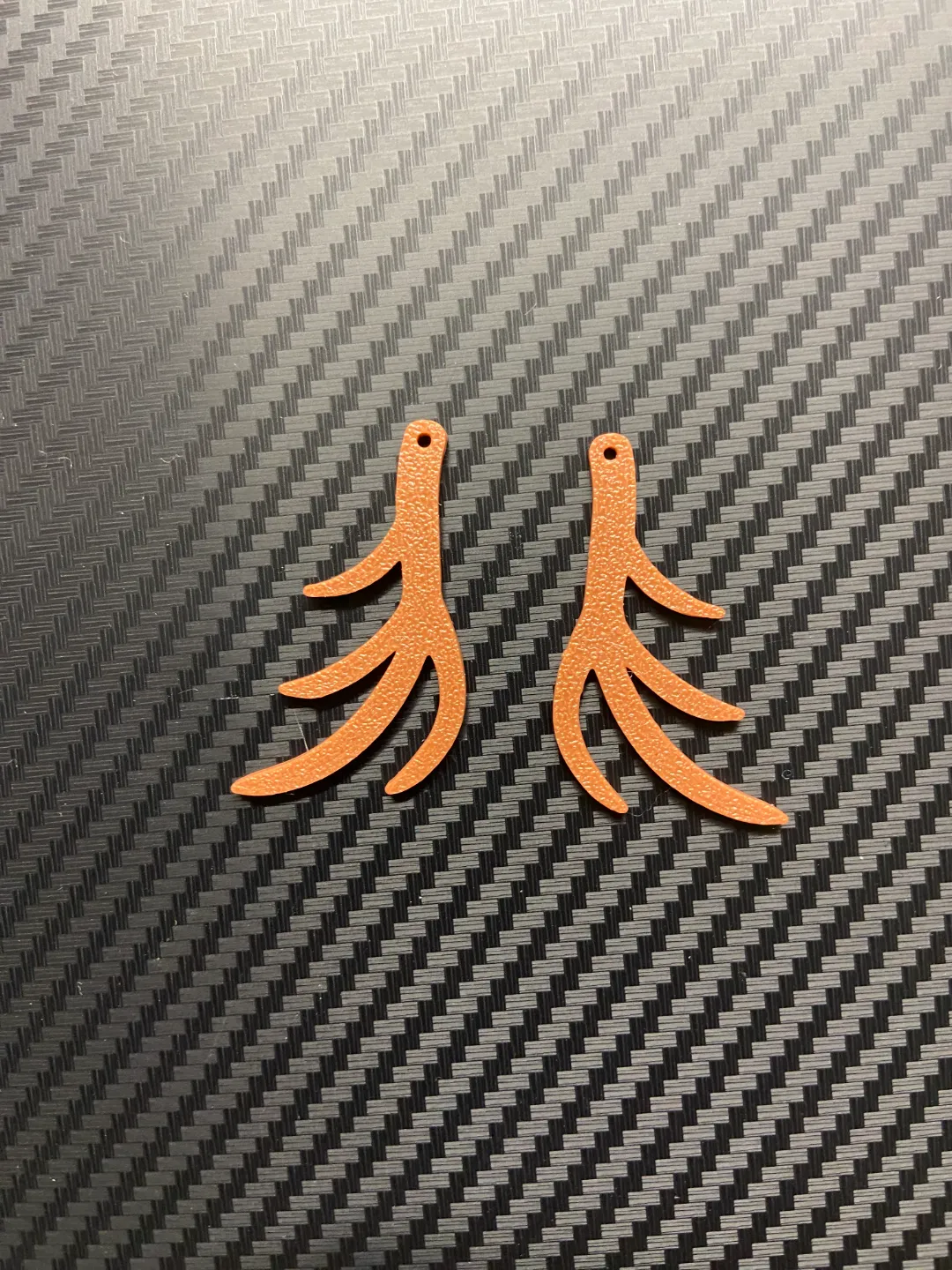 reindeer antler earrings view 2