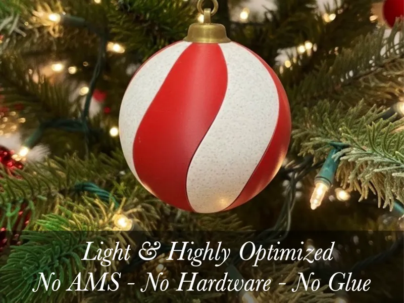 Twisty Christmas Tree Hanger (Ornament / Bauble)