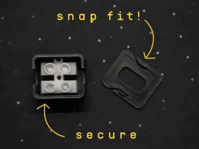 Terminal Block Box with Lid (no screws)