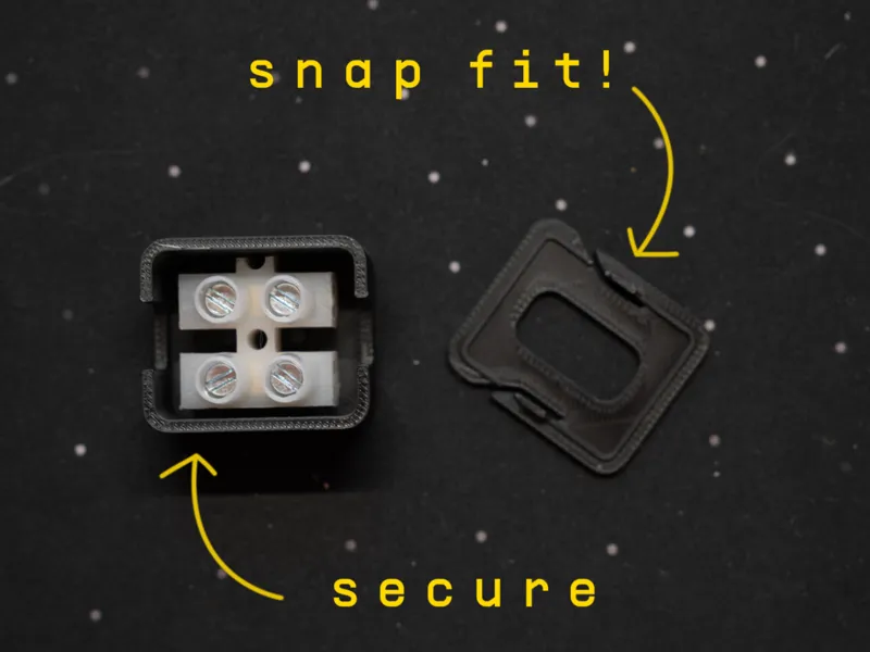 Terminal Block Box with Lid (no screws)