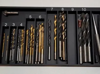 Organizer per le punte del trapano