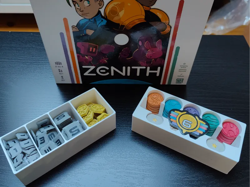 Organizer for Zenith boardgame