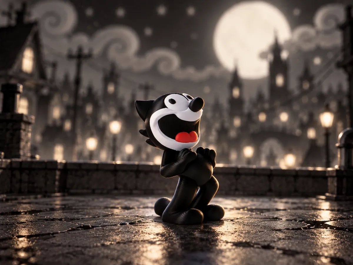 Felix Modle Felix the Cat – Cartoon-Sammelfigur – Kostenloses 3D-Druckmodell ...