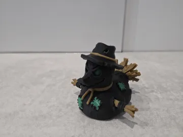 Adorno temático: [Cute vs Evil] Halloween Scarecrow Duck, Cruise — vista de referencia 4