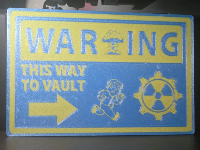 Fallout Vault Sign