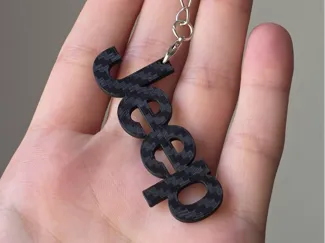 Portachiavi Jeep (3D Print Keychain)