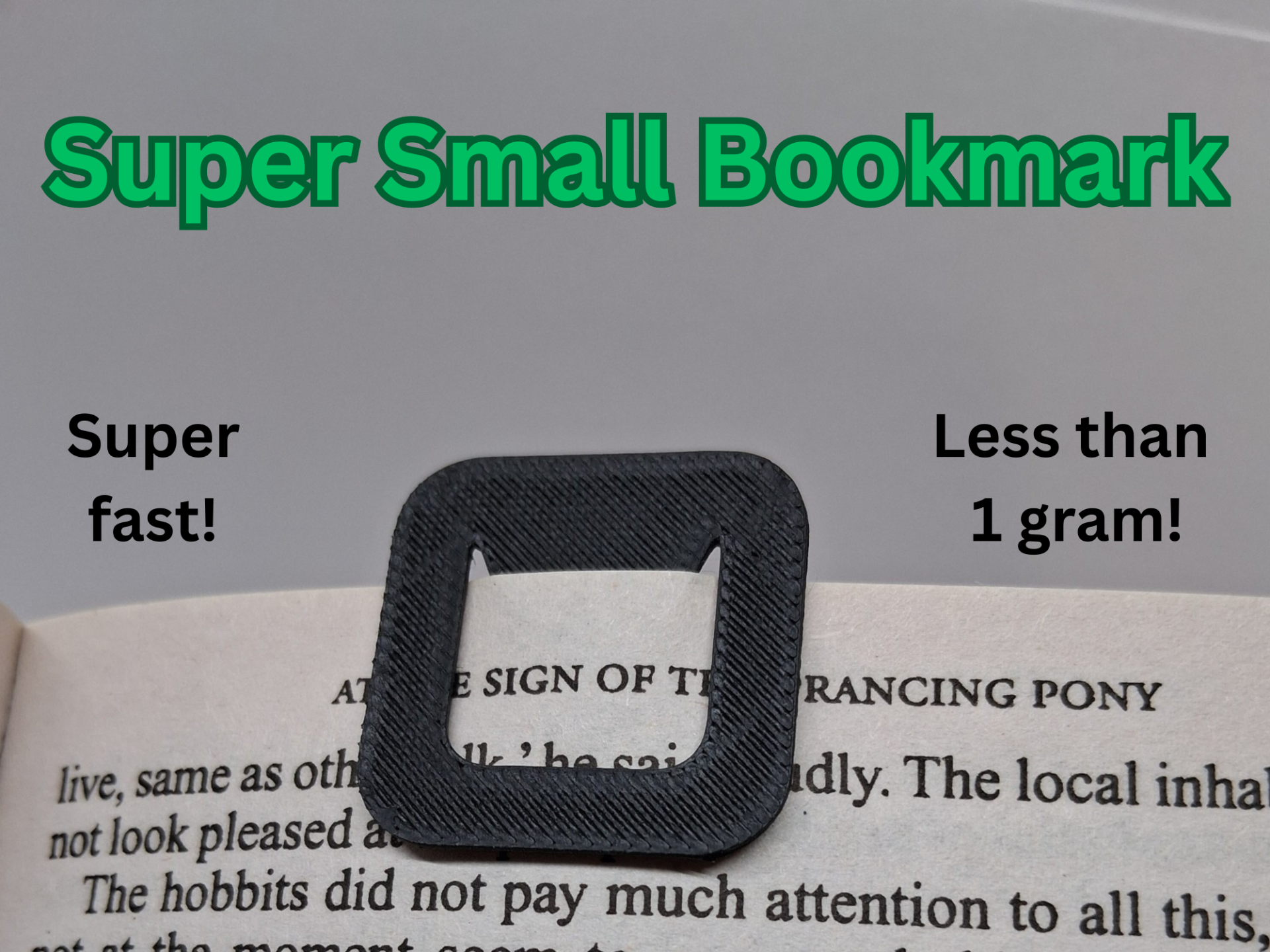 Super Small Bookmark