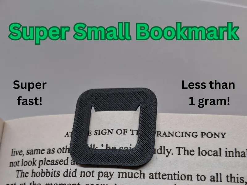 Super Small Bookmark