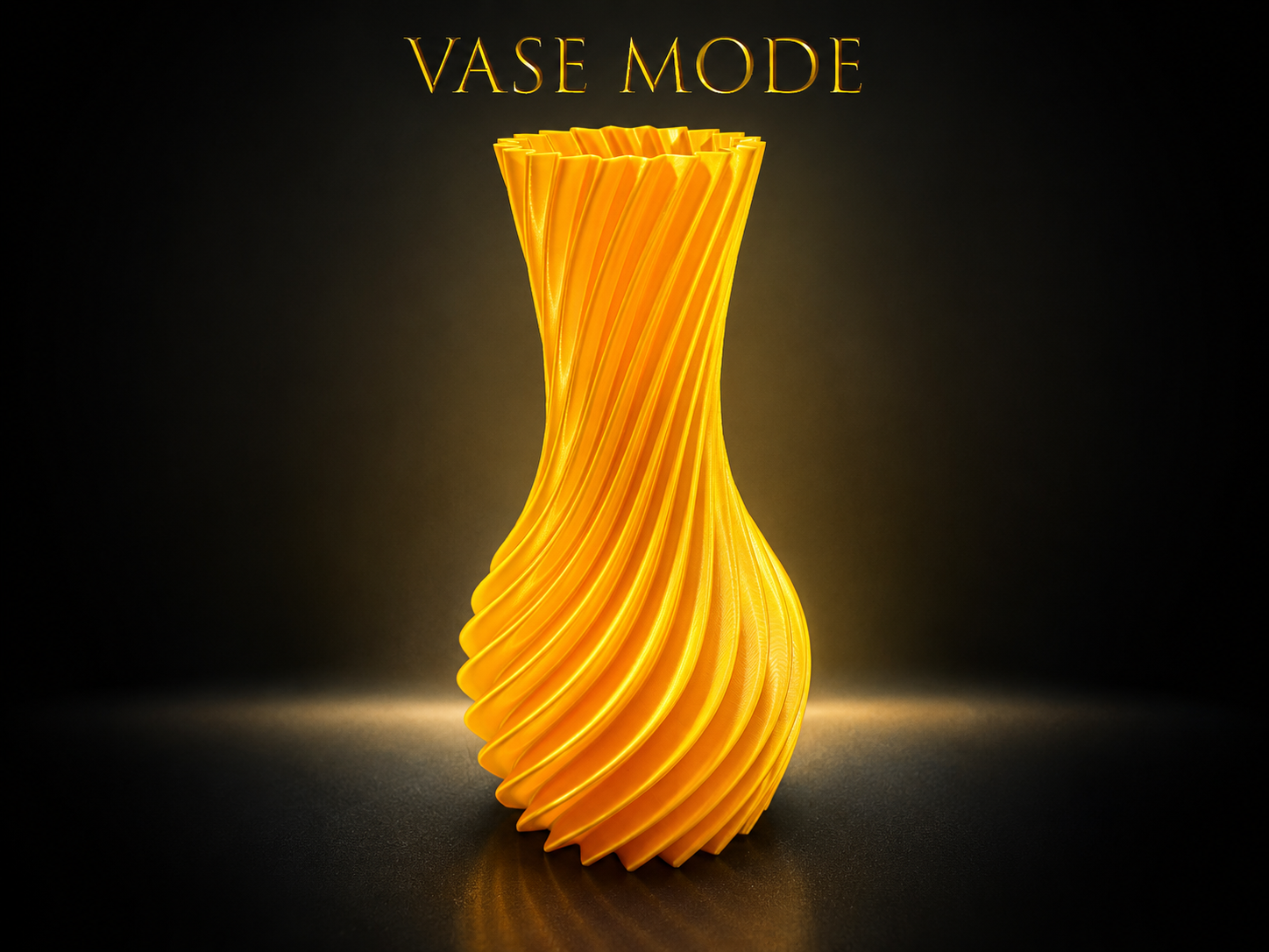 Modern Spiral Vase
