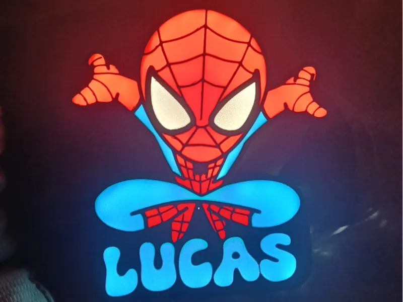 Spiderman lightbox