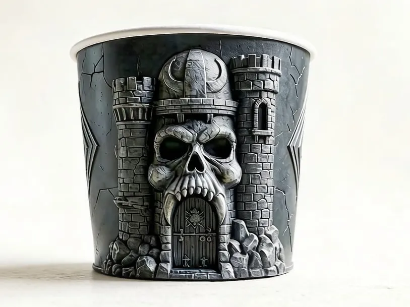 Heman's Castle Grayskull popcorn bucket - Free 3D Print Model - MakerWorld