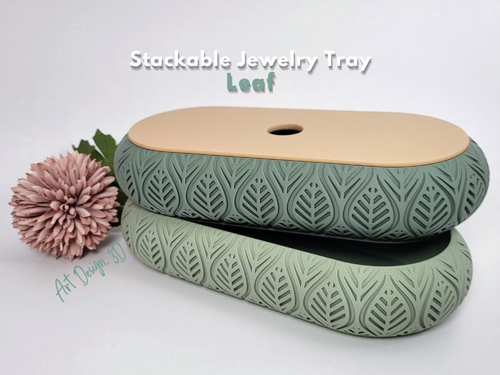 Stackable Jewelry Tray - Leaf