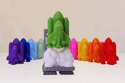 Assembling a Space Shuttle for Mars Exploration by Nash_b - MakerWorld