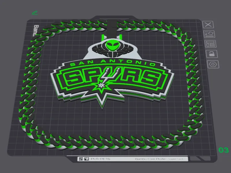 UFO San Antonio Spurs Hype Chain