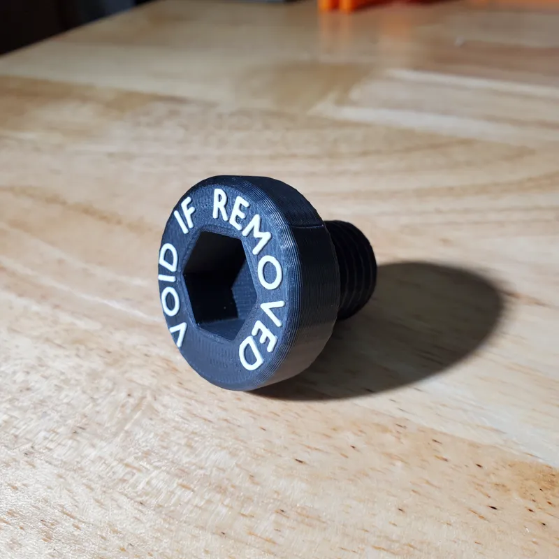 Warranty Void if Removed Screw Desktoy