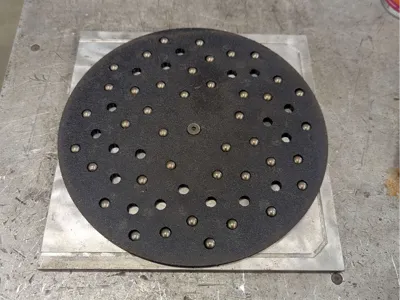 Heavy Duty Ball Transfer Plate / Lazy Susan Cage