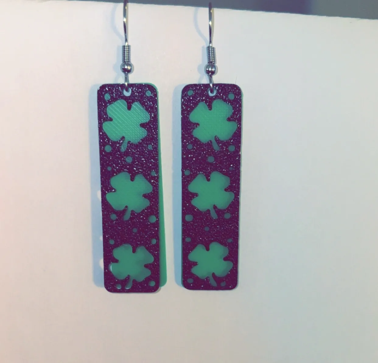 St.Patty's Day Earrings view 2
