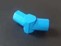 Coude 3 voies réglable pour tube PVC 1/2 pouce — photo 2