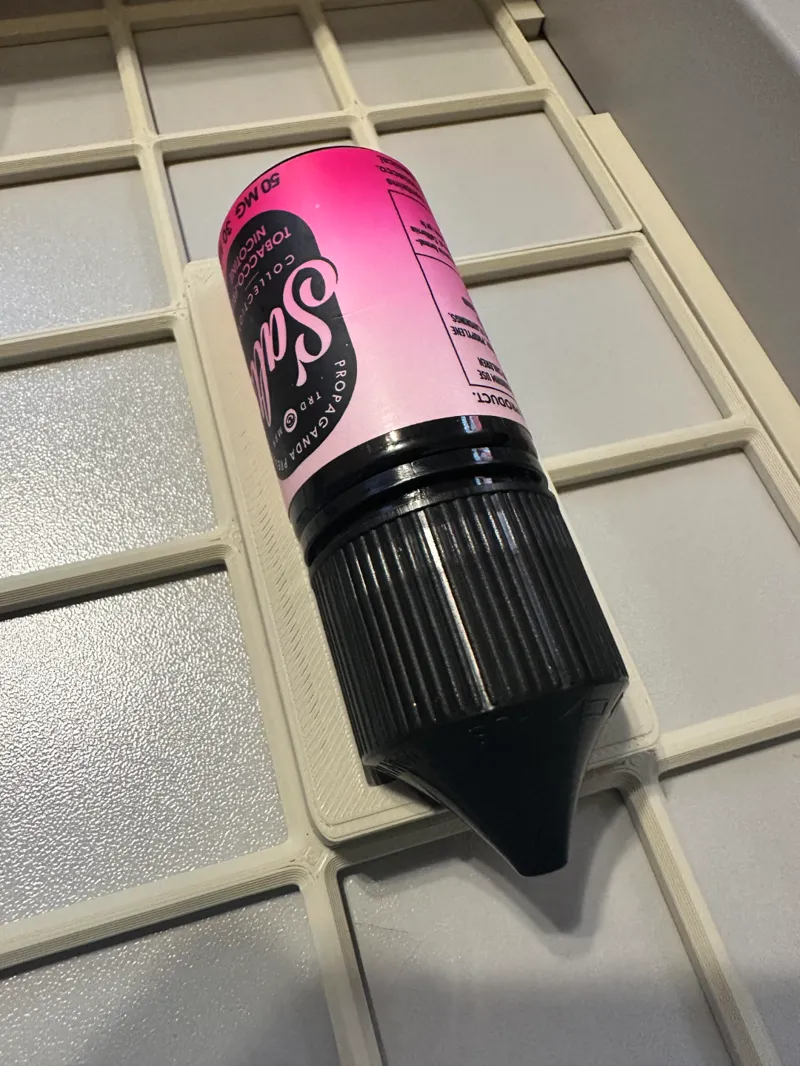 Gridfinity 1x2 Horizontal 30mL Bottle Holder