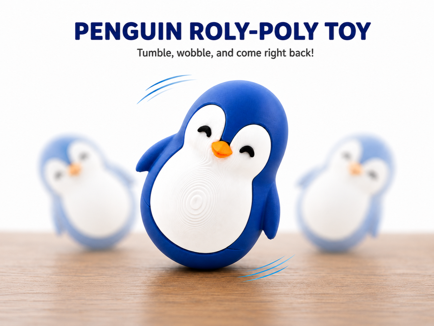 Cute Wobbly Penguin  – NO AMS
