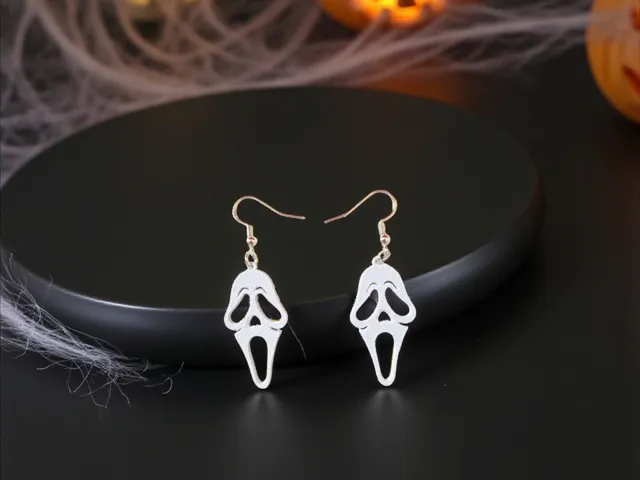 Ghostface earrings