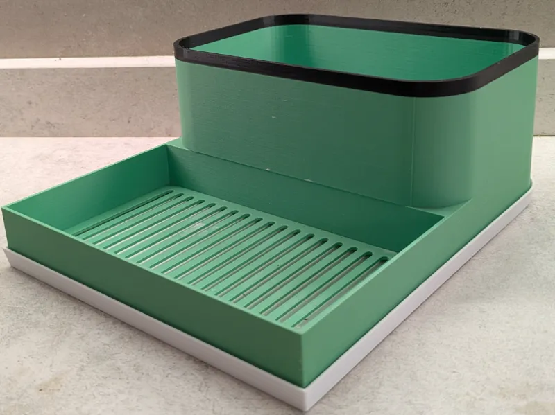 Kitchen sponge organizer