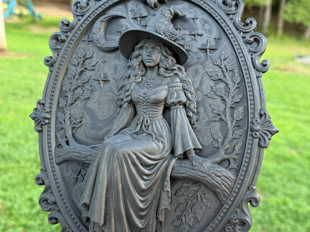 Witch on a Tree 3D model