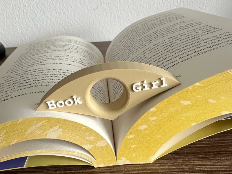 One-Hand Book Holder –  für entspanntes Lesen 