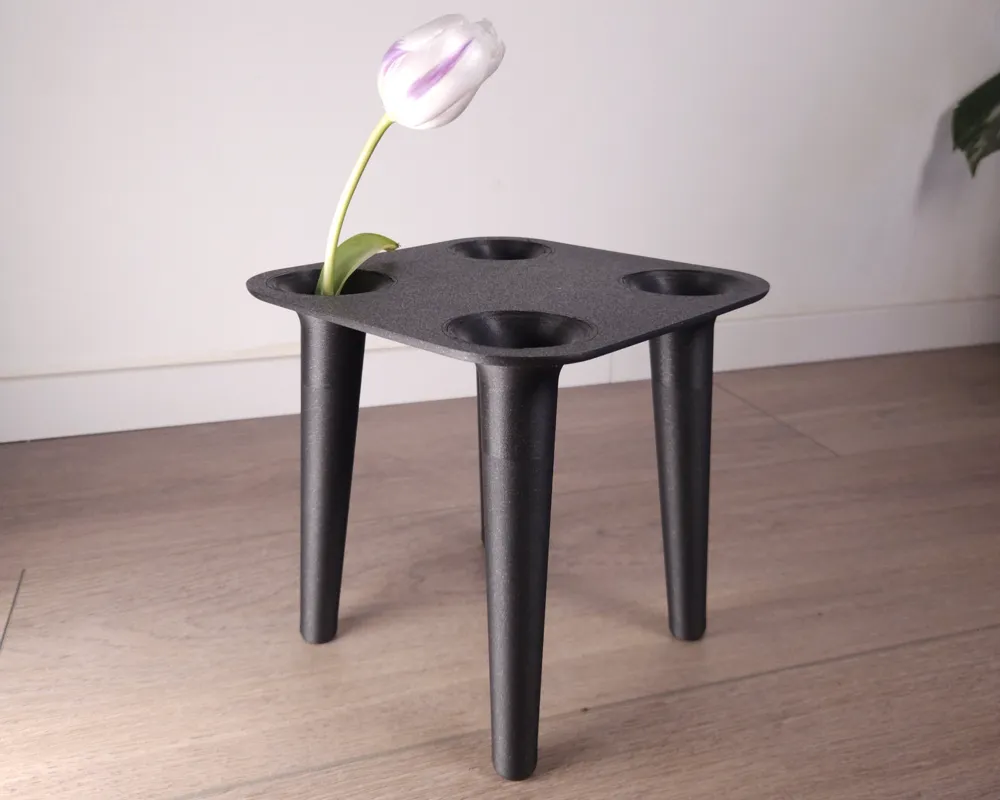 Table - Plant Riser - Flower Vase -Crumb collector by SMACKMAX - MakerWorld