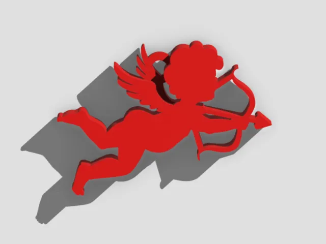 Cupid Earring STL File 3D Printable Jewelry Design