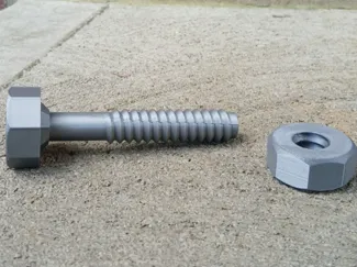 Bolt and Nut Fidget Tool
