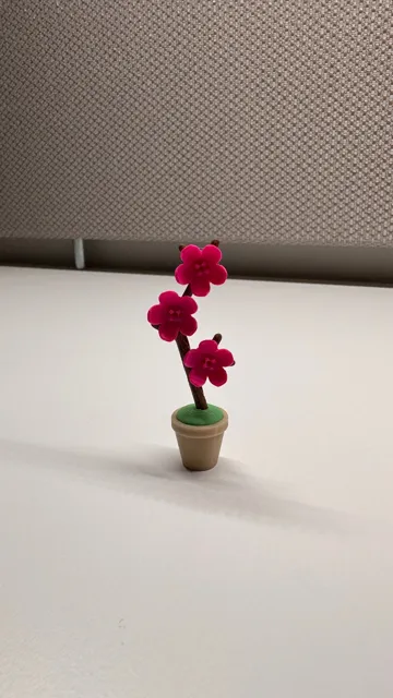 Accesorio para impresora 3D: Teeny Tiny Cherry Blossom - No AMS/Press-Fit — vista de referencia 3