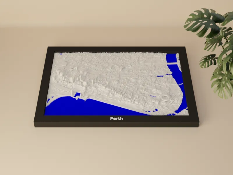 Perth, Australia - 3D Miniature