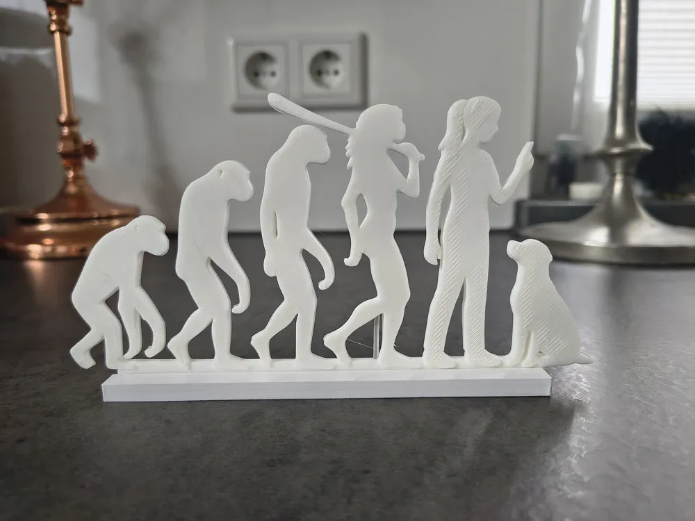 Human Evolution Dog Trainer (Male & Female) - Free 3D Print Model ...