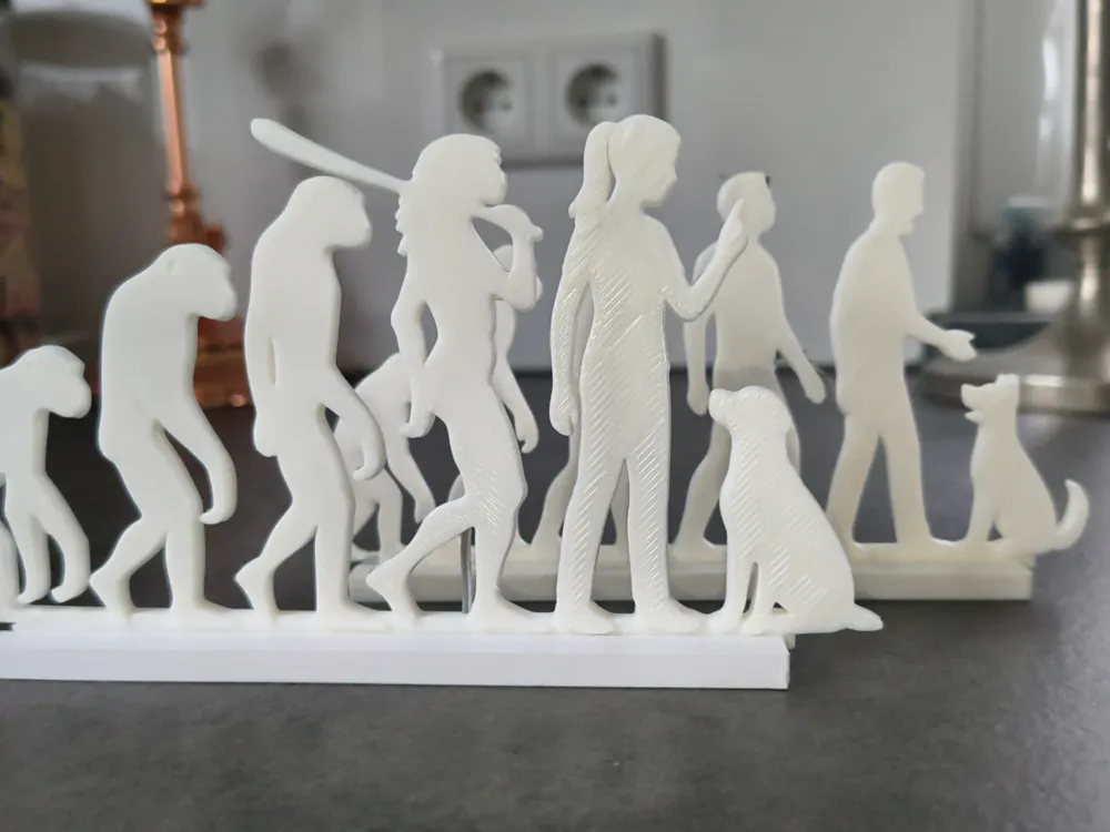 Human Evolution Dog Trainer (Male & Female) - Free 3D Print Model ...