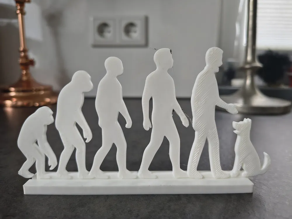 Human Evolution Dog Trainer (Male & Female) - Free 3D Print Model ...